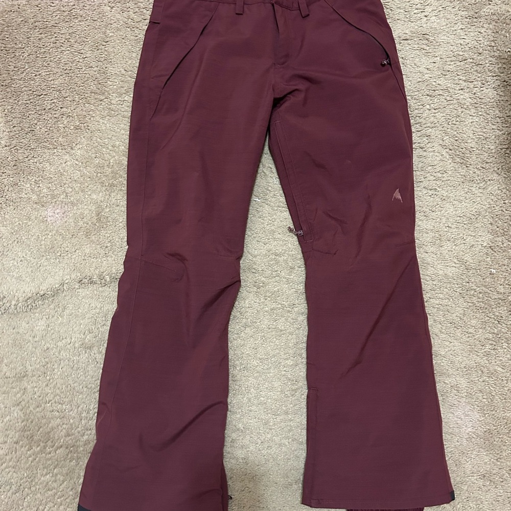 Burton Maroon ski/snowboard Pants